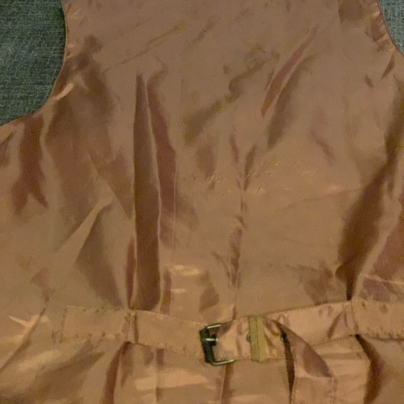 Men’s Suede vest with snaps closure. Size L - Picture 3 of 3